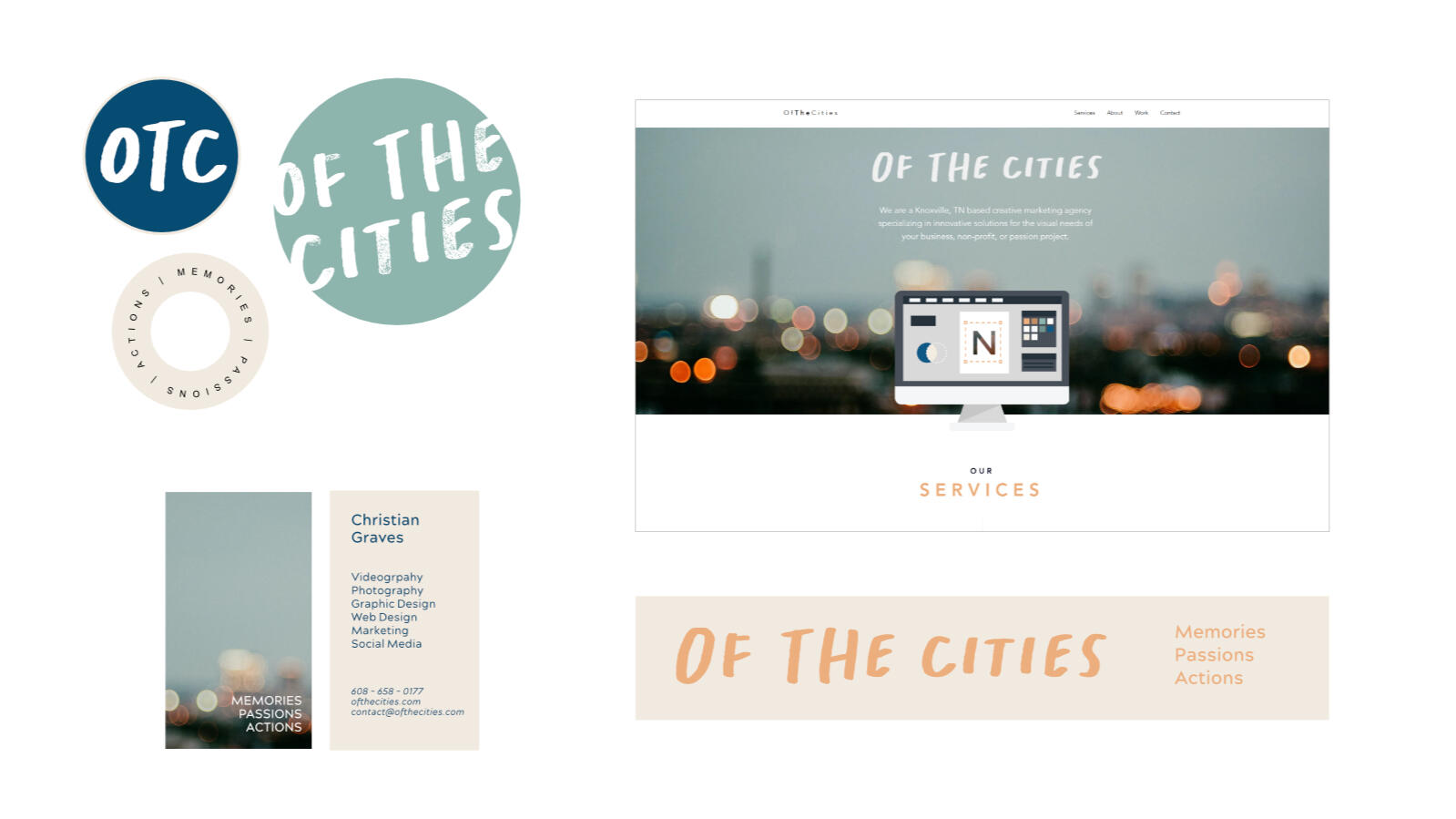 Of The Cities | Branding, Website Design, Business Card
