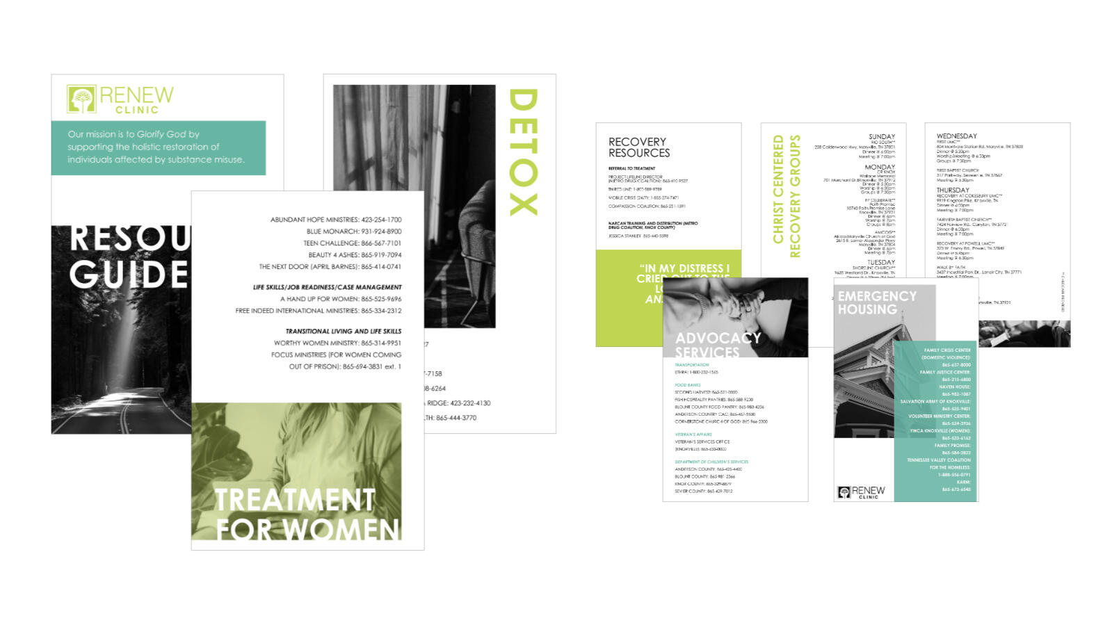 Renew Clinic | Print Design, Brand Continuity